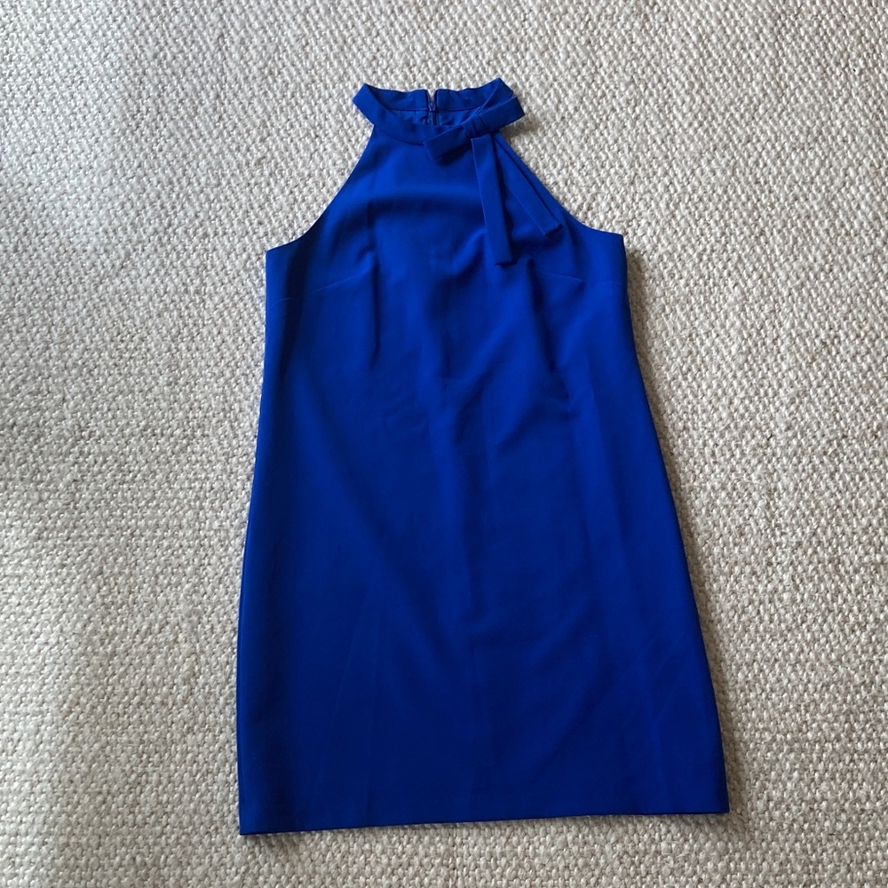 Maggy London Royal Blue Halter Mini Dress